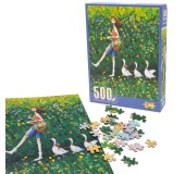 500 hissəli pazl “Qazlarla qız”